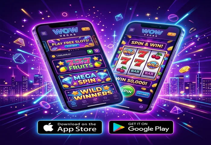 WOW Vegas Casino app on iOS and Android — casino games for Canadian players
